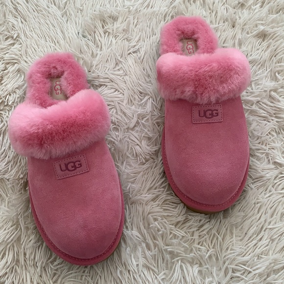 Authentic ugg genuine shearling slipper in wild berry - Picture 3 of 11